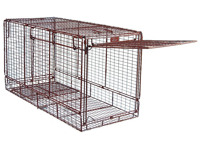 58INCH X-LARGE PORTABLE DOG TRAP, HUMANE, STRAY DOG CAGE, CAPTURE, SAFELY,  WILD